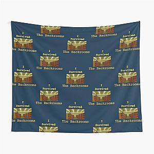 I Survived the Backrooms Library Tapestry