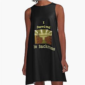 I Survived the Backrooms A-Line Dress