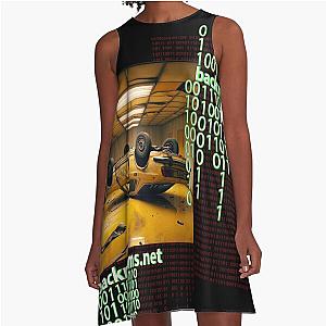 Backrooms Car Wreck A Line Dress