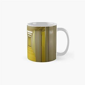 The Backrooms Liminal Space Doors and Yellow Wallpaper Classic Mug