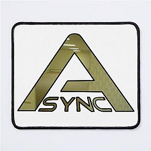 A sync Backroom Emblem Mouse Pad
