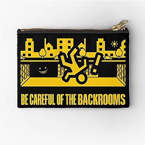 No-Clipping Into The Backrooms Yellow Zipper Pouch