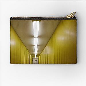 The Backrooms Liminal Space Doors and Yellow Wallpaper Zipper Pouch