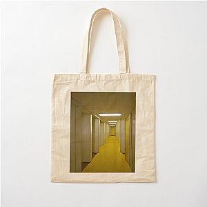 The Backrooms Liminal Space Doors and Yellow Tote Bag