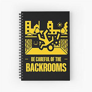 No-Clipping Into The Backrooms Spiral Notebook