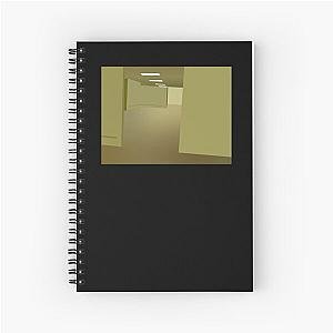Backrooms Liminal spaces artwork Spiral Notebook