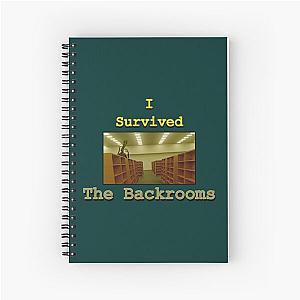 I survived the backrooms Spiral Notebook