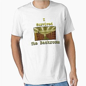 I Survived The Backrooms Library Backrooms Essential T-Shirt