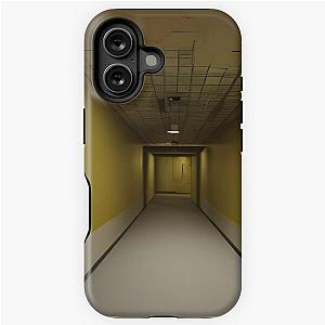 The Backrooms Liminal Space Doors and Yellow Wallpaper iPhone Case