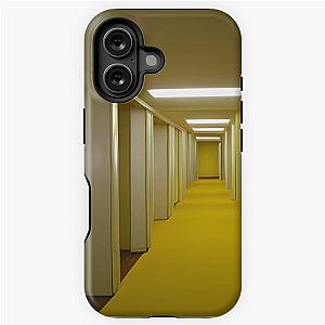 The Backrooms Liminal Space Doors and Yellow Wallpaper iPhone Case
