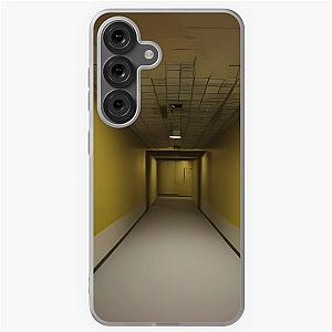 The Backrooms Liminal Space Doors and Yellow Wallpaper Samsung Galaxy Case