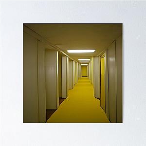 The Backrooms Liminal Space Doors and Yellow Wallpaper Poster
