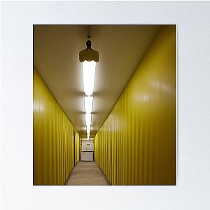 The Backrooms Liminal Space Doors and Yellow Wallpaper Poster