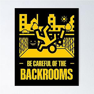 No-Clipping Into The Backrooms Poster