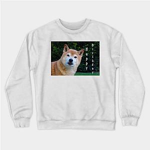 Inuyasha Sweatshirts - shiba inu happy birthday Sweatshirt TP0704