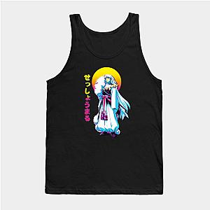 Inuyasha Tank Tops - Sesshomaru Inuyasha Anime Vaporwave Tank Top TP0704