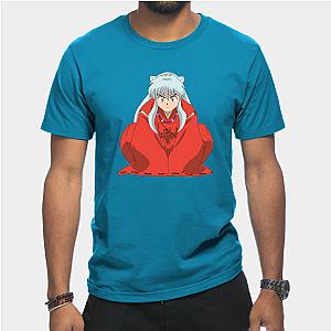 Inuyasha T-Shirts - Inuyasha Cute Dog Pose T-Shirt TP0704