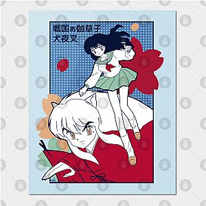 Inuyasha Posters - Inuyasha flowers Poster TP0704