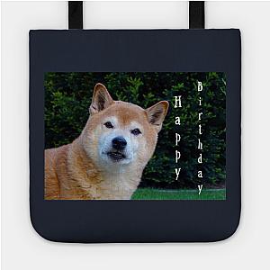 Inuyasha Bags - shiba inu happy birthday Tote TP0704