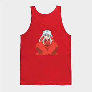 Inuyasha Tank Tops - Inuyasha Cute Dog Pose Tank Top TP0704