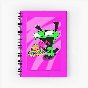 Invader Zim Tacos Gir Spiral Notebook