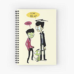 Invader Zim - Weird Dog Spiral Notebook