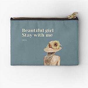 Beautiful girl INXS fan art Zipper Pouch