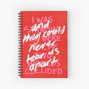 INXS Never Tear Us Apart Lyrics - Red Spiral Notebook