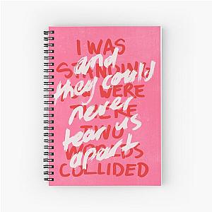 INXS Never Tear Us Apart Lyrics - Pink Spiral Notebook