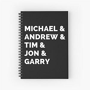 INXS Band Member Names Spiral Notebook