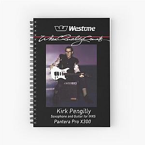 Westone guitars Kirk Pengilly from INXS with Pantera Pro X300 (kp2022-08) Spiral Notebook