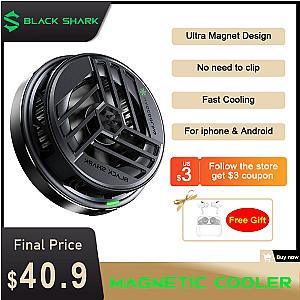 Black Original Black Shark Magnetic Cooler One Fan Phone Cooler