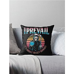 i prevail retro Throw Pillow