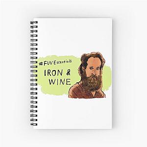 Iron and Wine Spiral Notebook