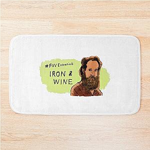 Iron and Wine Bath Mat