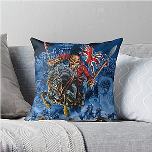 Run With The Flag American Poster Throw Pillow RB1208