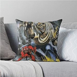 The Scary Skull Poster Throw Pillow RB1208