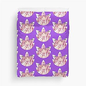 Ironmouse Cute Girl Vtuber Leaf Framed Duvet Cover