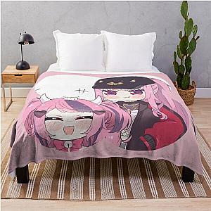 Ironmouse Cute Vtuber Throw Blanket