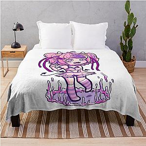 Ironmouse Bubblegum Candy Succubus vtuber Throw Blanket