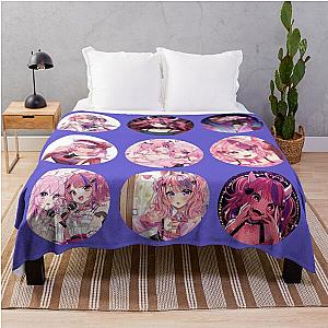 Ironmouse Cute Vtuber Girl Throw Blanket