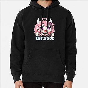 Ironmouse Mario Party Style Sticker Pullover Hoodie