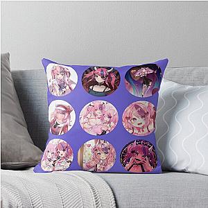 Ironmouse Cute Vtuber Throw Pillow