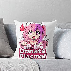 Ironmouse Mario Party Style Sticker 2nd Donate Throw Pillow
