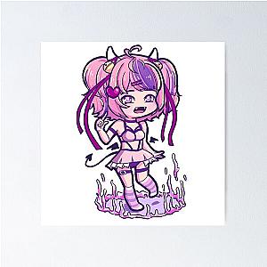 Ironmouse Bubblegum Sweet Succubus VTuber outfit Poster