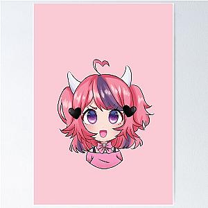 Ironmouse chibi Vtuber Poster