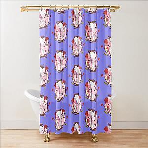 Ironmouse Cute Vtuber Girl Shower Curtain