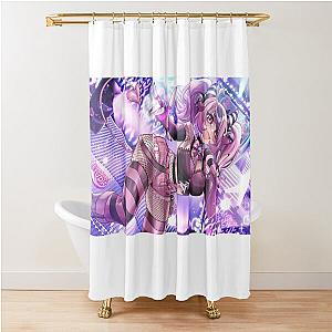 Ironmouse Waifu: The Pink-Haired Anime Streamer Girl Beauty You Need to See Shower Curtain