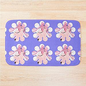 Ironmouse Cute Vtuber Girl Geometric Flower Bath Mat