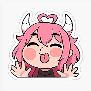 Ironmouse Chibi PEEKER Style Licking the window Sticker